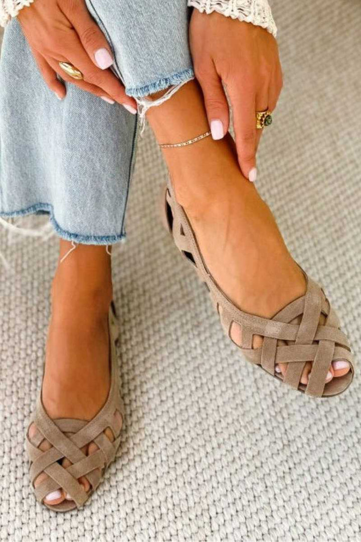 Caterina | Woven Elegance Sandals