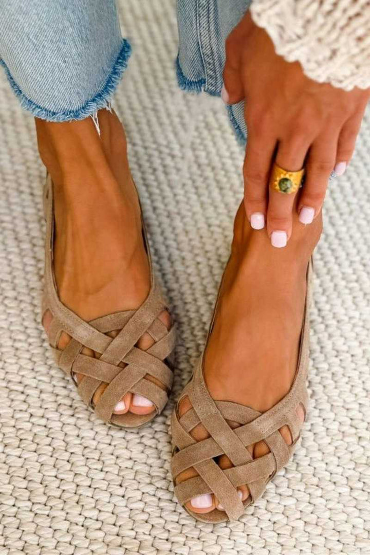 Caterina | Woven Elegance Sandals