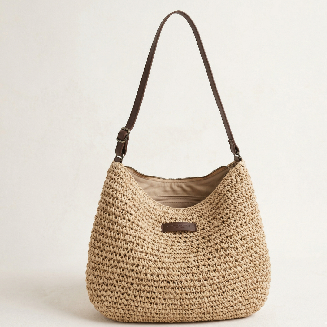 Simona Elegant Woven Shoulder Bag