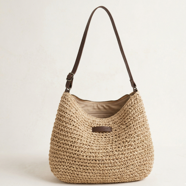 Simona Elegant Woven Shoulder Bag