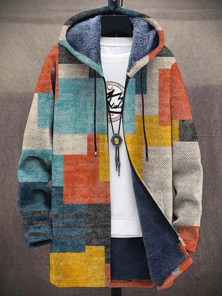 Janine Luxurious Art Print Cardigan - MultiColored 2