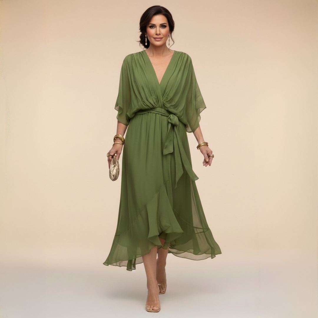Monica V-Neck Dress