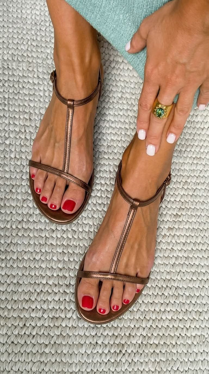 Rosalba – Elegant Gold Sandals
