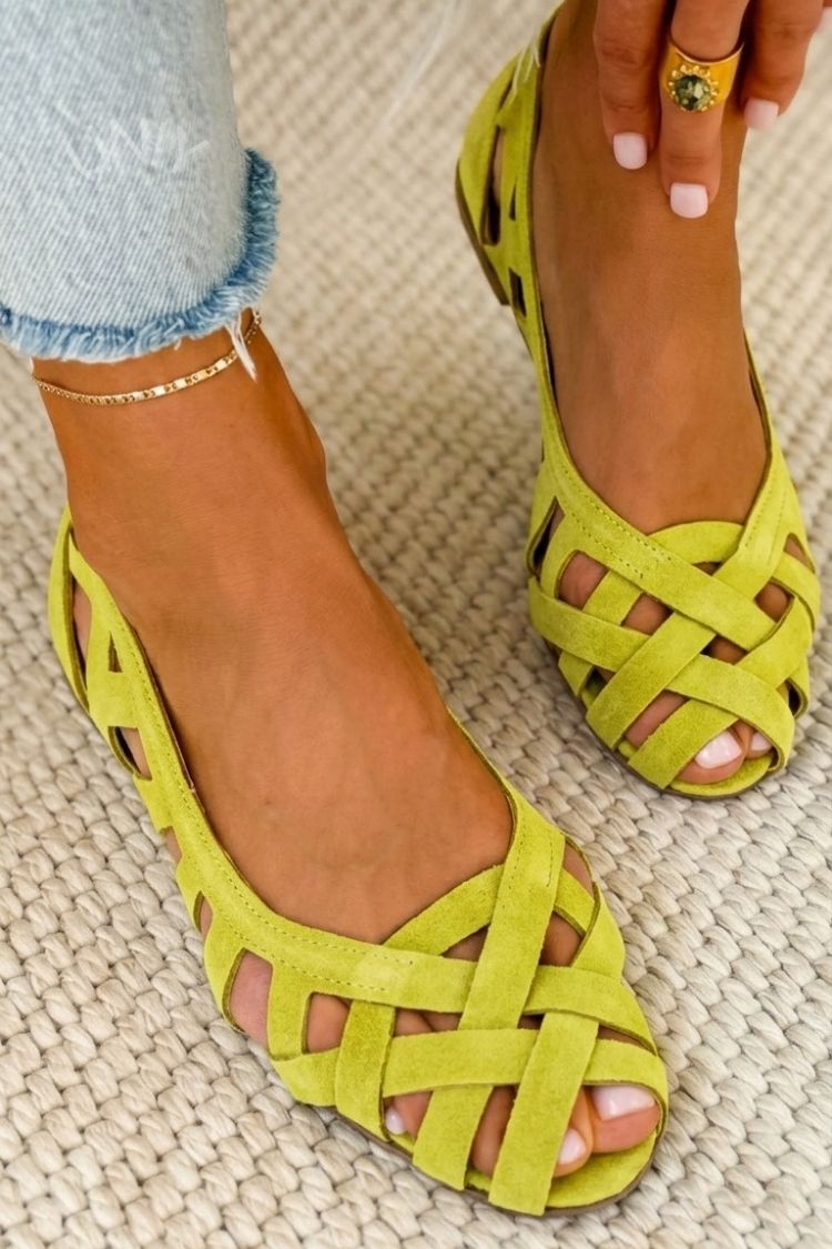 Caterina | Woven Elegance Sandals