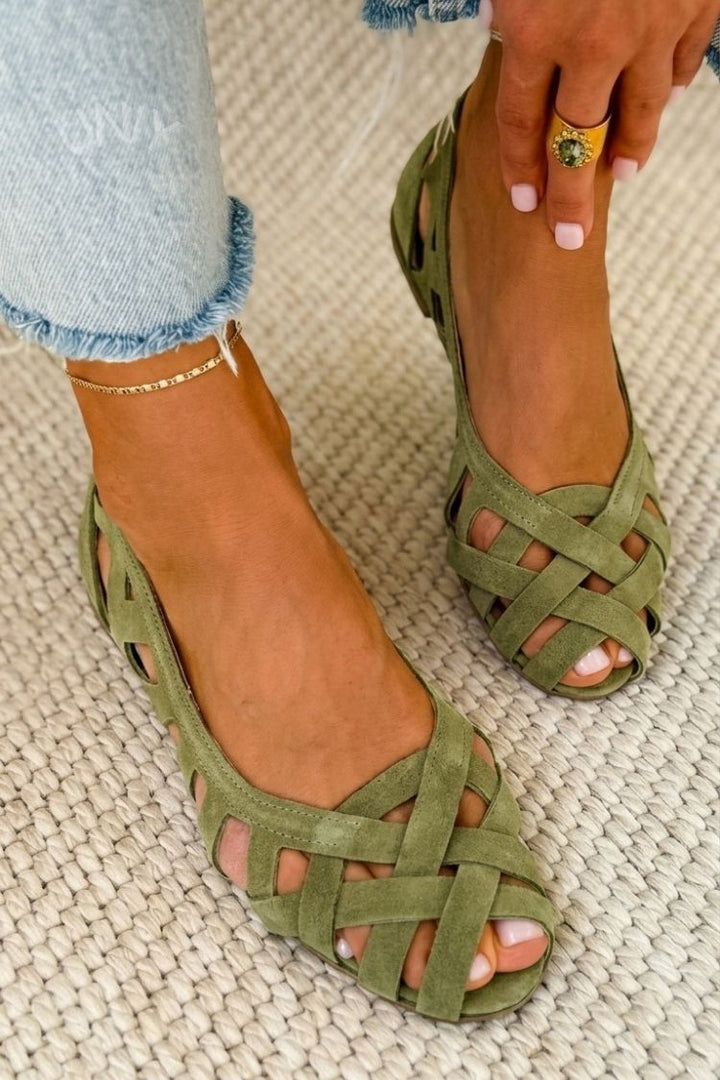 Caterina | Woven Elegance Sandals