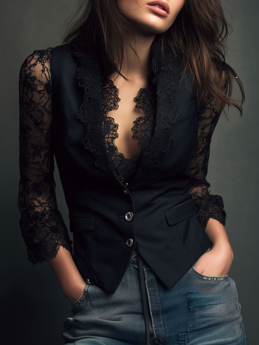 Noémie Black Blazer - Noir