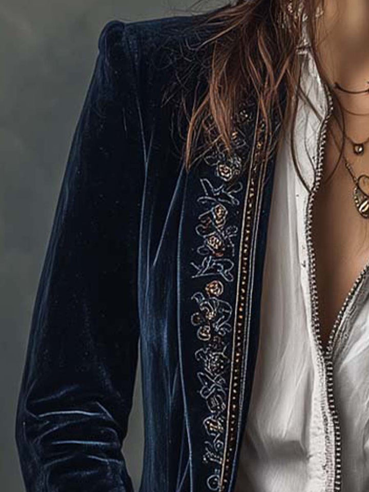 Athénaïs blazer detail