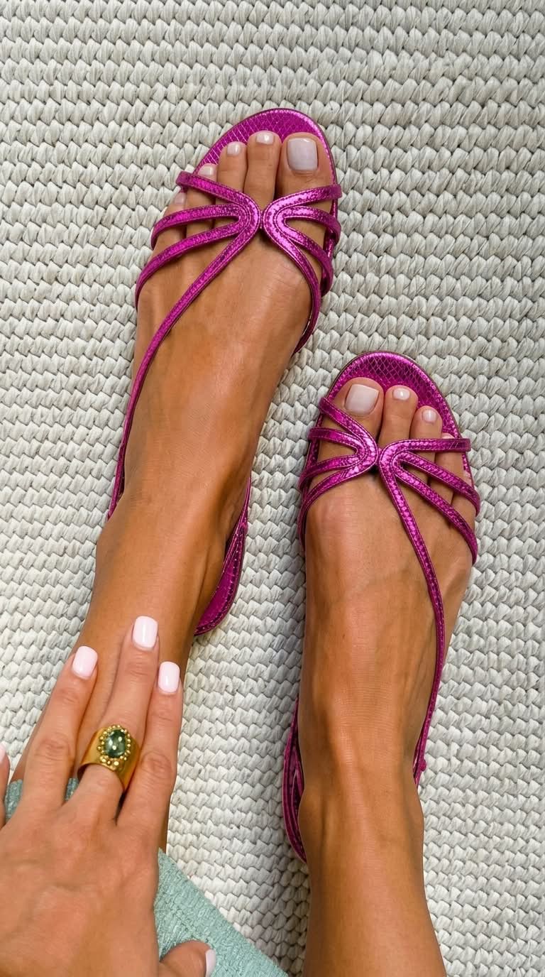 Ginevra – Golden Elegance Sandals
