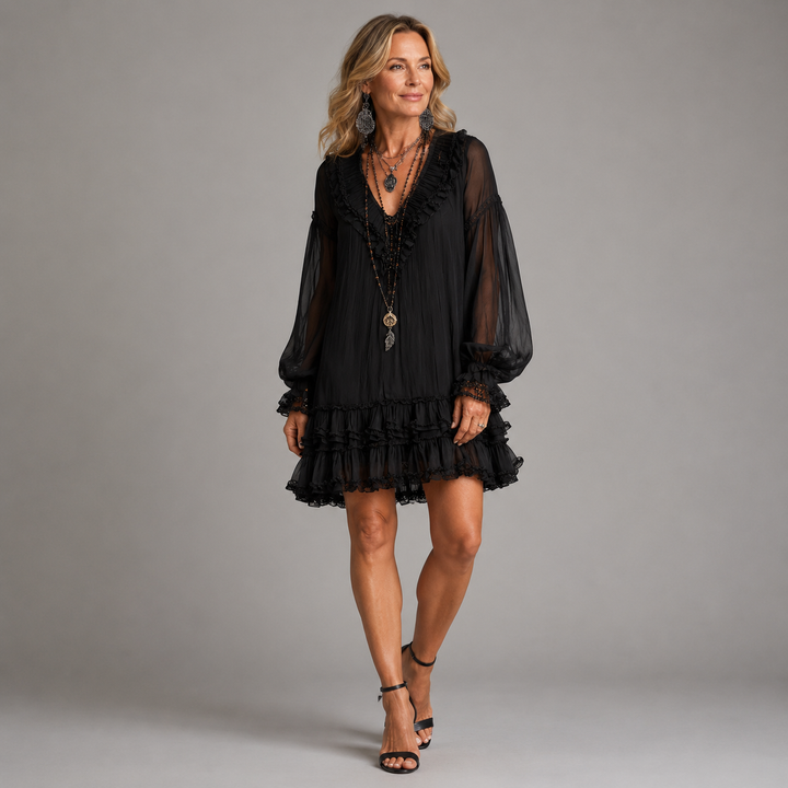 Oriella™ | Ruffle Mini Dress