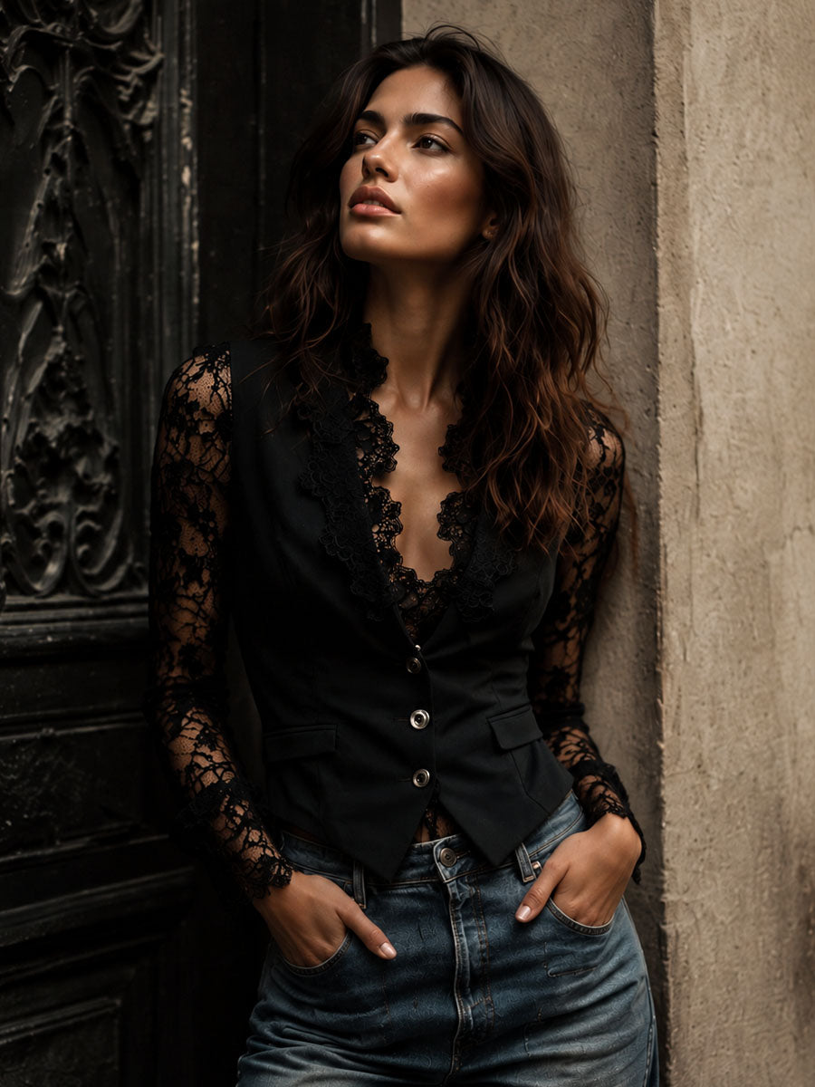 Noémie Black Blazer - Noir