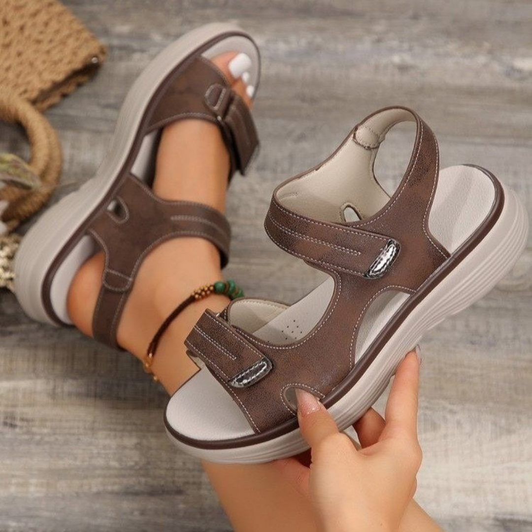 Sophie Adjustable Velcro Comfort Sandals