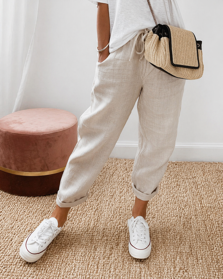 Linae Relaxed Cotton Linen Pants