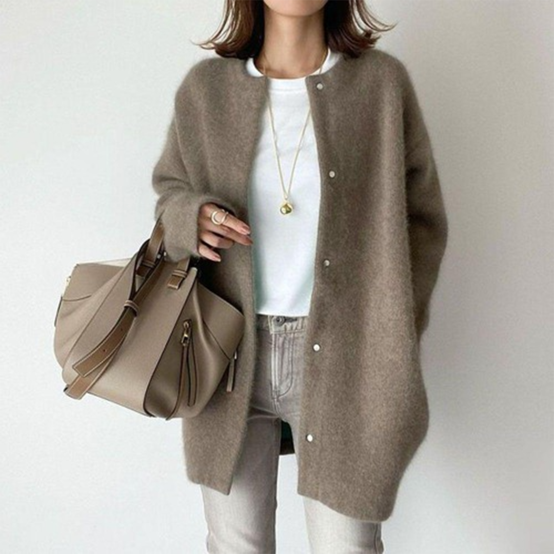 Winta Knit Cardigan - Coffee