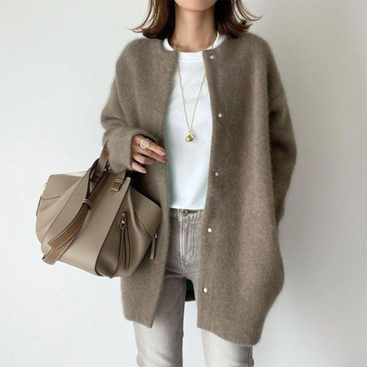 Winta Knit Cardigan - Coffee