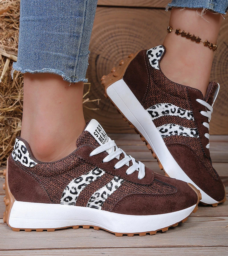 Marie Retro Stripe Comfort Sneakers