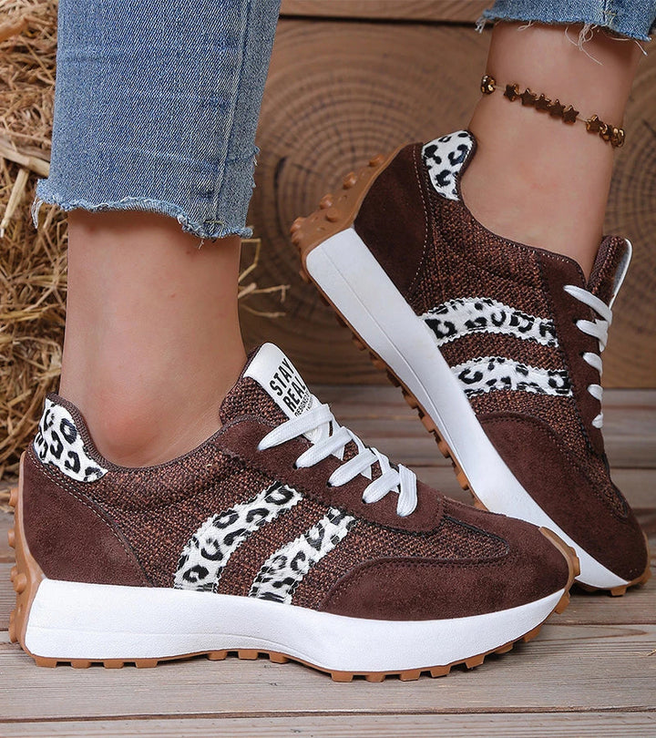 Marie Retro Stripe Comfort Sneakers