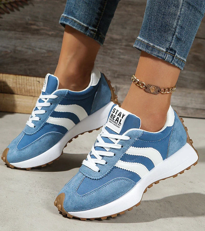 Marie Retro Stripe Comfort Sneakers
