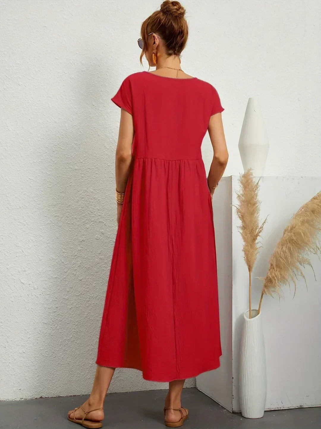 Gabrielle Flowing Midi Dress