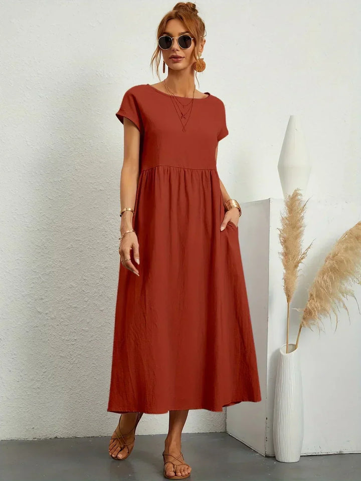 Gabrielle Flowing Midi Dress