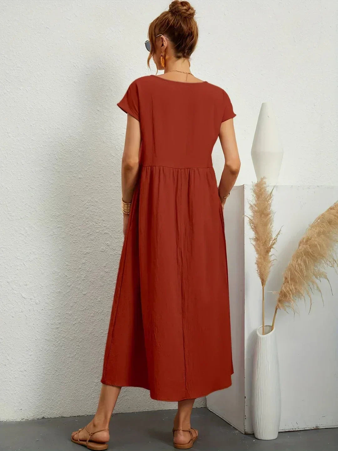 Gabrielle Flowing Midi Dress