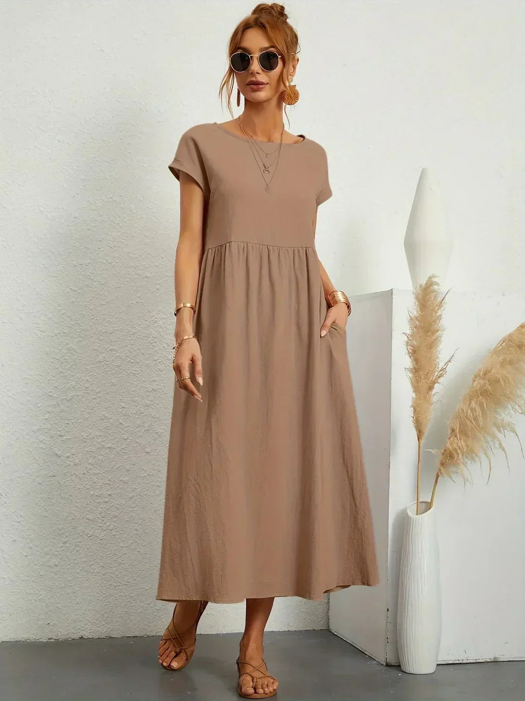 Gabrielle Flowing Midi Dress