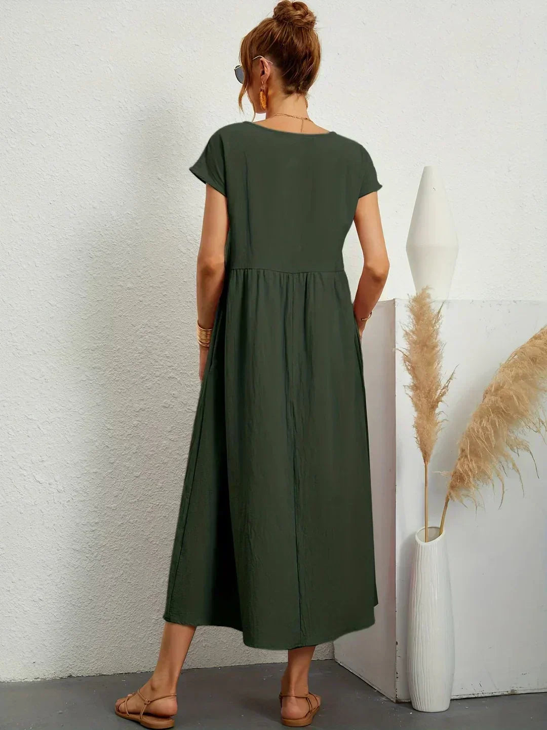 Gabrielle Flowing Midi Dress