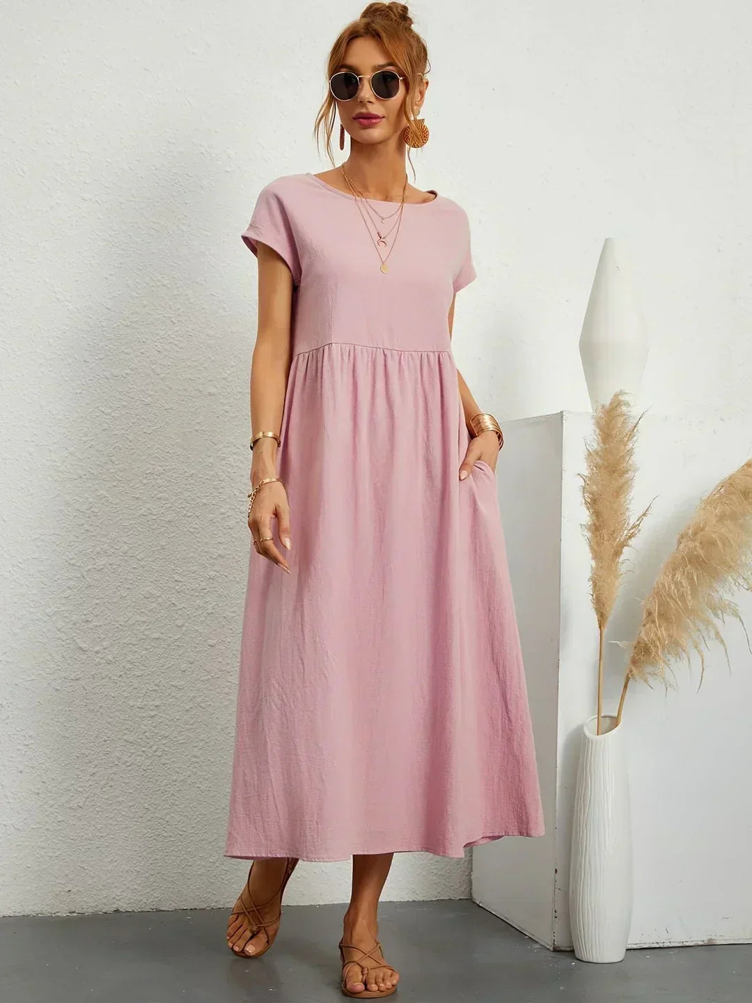 Gabrielle Flowing Midi Dress