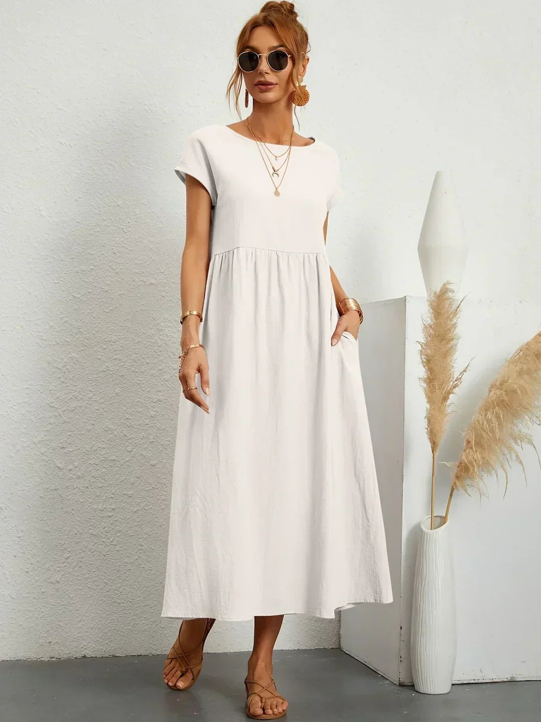 Gabrielle Flowing Midi Dress