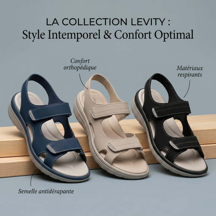 Sophie Adjustable Velcro Comfort Sandals