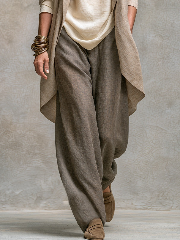 Elena Beige Grey Layered Three Piece Set