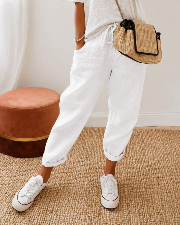 Linae Relaxed Cotton Linen Pants