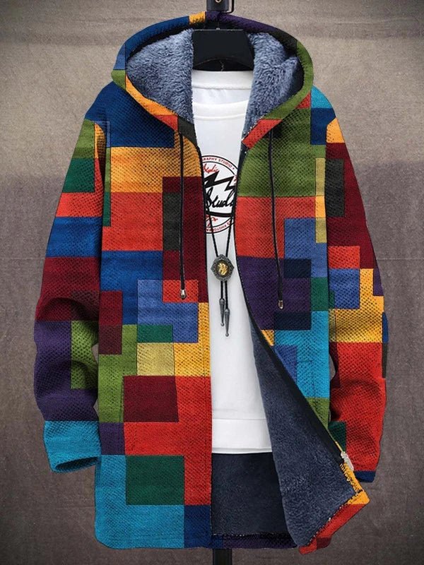 Janine Luxurious Art Print Cardigan - MultiColored 3