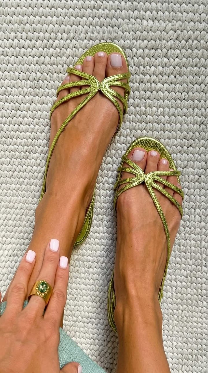 Ginevra – Golden Elegance Sandals