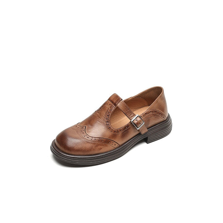 Verda Vegan Leather Mary Jane Flats
