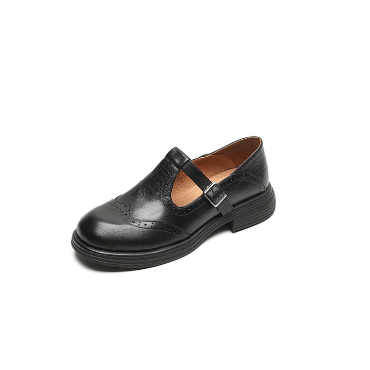 Verda Vegan Leather Mary Jane Flats