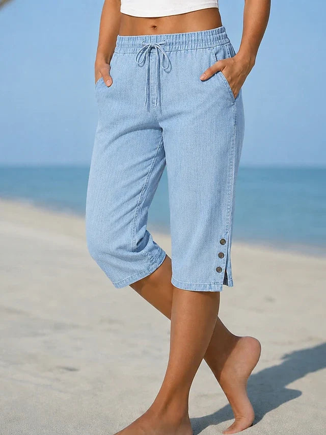 Delphia Calf Length Capri Pants