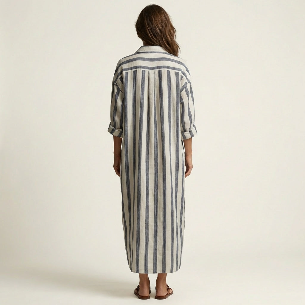 Carra Striped Maxi Dress detail