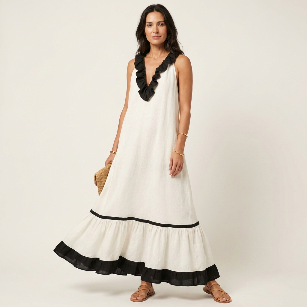 Mayline Maxi Dress - White