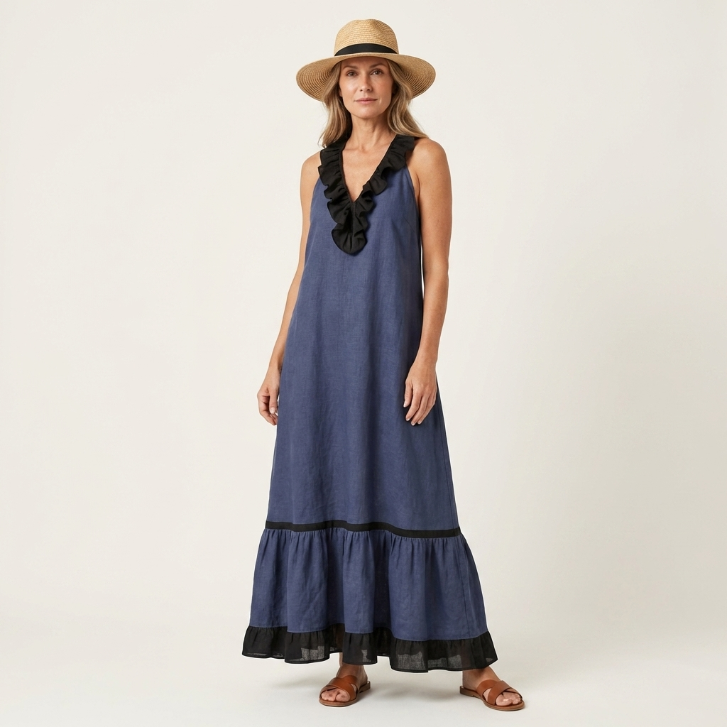 Mayline Maxi Dress - Blue