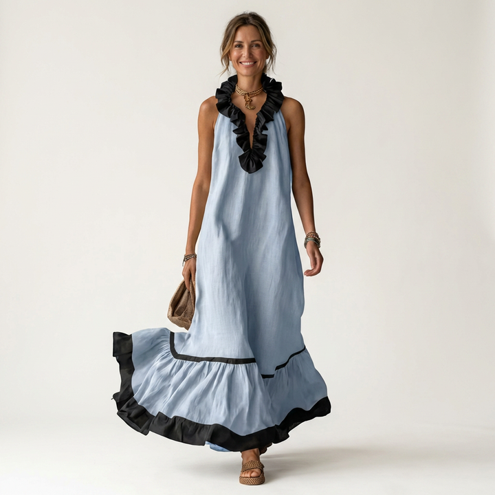 Mayline Maxi Dress - Sky Blue