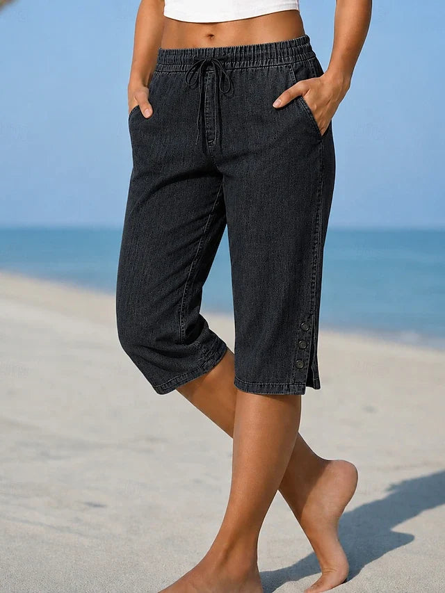 Delphia Calf Length Capri Pants