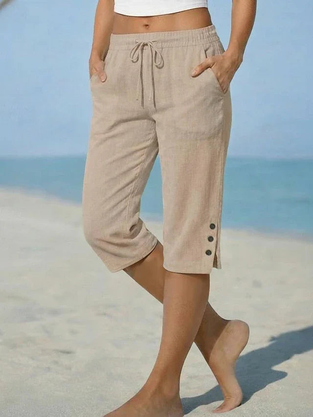 Delphia Calf Length Capri Pants