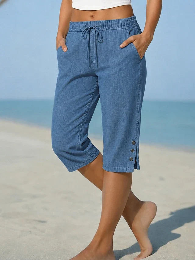 Delphia Calf Length Capri Pants